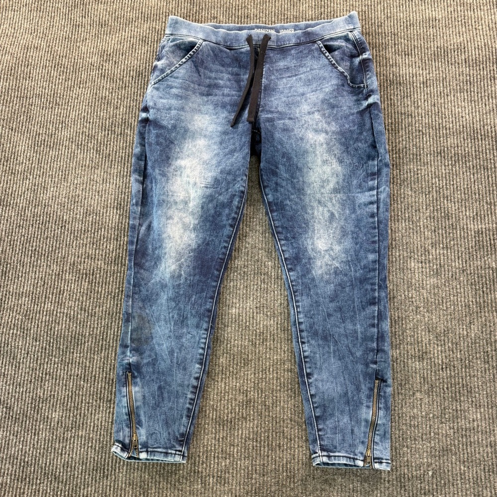 Denizen from Levis Denim Joggers Womens 11 W30 Blue Acid Wash Ankle Zip Jeans